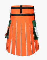 Irish Flag Cotton Utility Knit - Hybrid - Scottish Kilt Jacket™ USA-UK